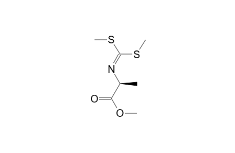 N-[Bis(methylthio)methylene]-L-alanine methyl ester