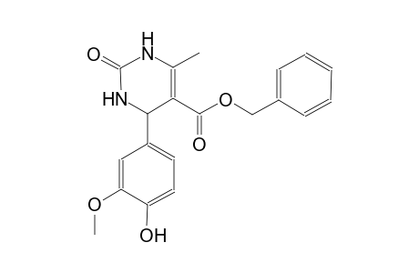 benzyl 4-(4-hydroxy-3-methoxyphenyl)-6-methyl-2-oxo-1,2,3,4-tetrahydro-5-pyrimidinecarboxylate