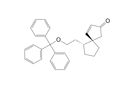 (5R*,6R*)-6-(2'-Trityloxyethyl)spiro[4.4]-non-3-en-2-one