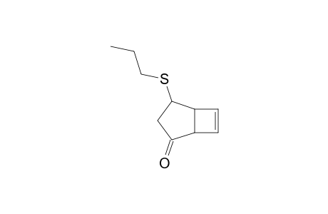 2-(propylthio)-4-bicyclo[3.2.0]hept-6-enone