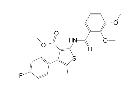 methyl 2-[(2,3-dimethoxybenzoyl)amino]-4-(4-fluorophenyl)-5-methyl-3-thiophenecarboxylate
