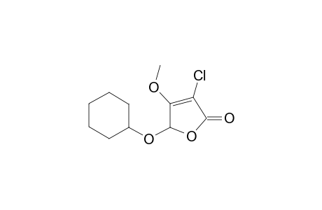 3-Chloro-5-cyclohexyloxy-4-methoxyfuran-2(5H)-one
