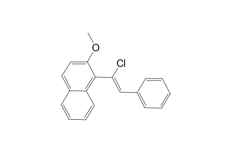 (Z)-1-(1-chloro-2-phenylvinyl)-2-methoxynaphthalene