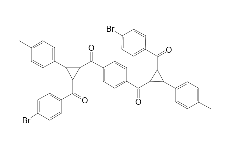 1,4-bis{2"-(4"'-Bromobenzoyl)-3"-(4"'-methylphenyl)]cyclopropylcarbonyl}benzene