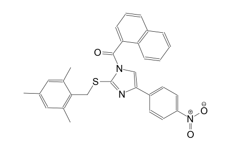 1H-imidazole, 1-(1-naphthalenylcarbonyl)-4-(4-nitrophenyl)-2-[[(2,4,6-trimethylphenyl)methyl]thio]-