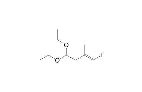(E)-4,4-Diethoxy-1-iodo-2-methylbut-1-ene