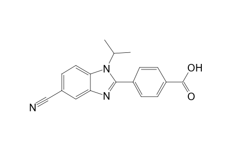 1-Isopropyl-5-cyano-1H-benzimidazole-2-(para - benzoic) Acid