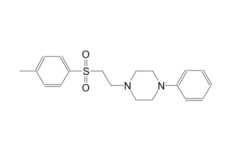 piperazine, 1-[2-[(4-methylphenyl)sulfonyl]ethyl]-4-phenyl-