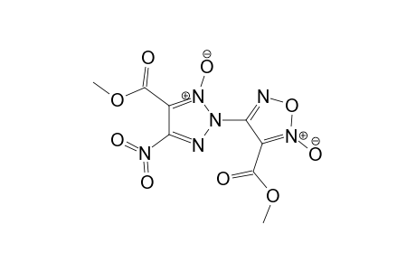 2-[3'-(Methoxycarbonyl)furoxan-4'-yl]-4-nitro-5-(methoxycarbonyl)-2H-1,2,3-triazole - 1-Oxide