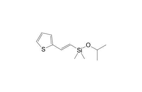 Dimethyl(i-propoxy)(.beta.-thienylvinyl)silane
