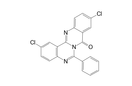 6-Phenyl-2,10-dichloro-quinazolino[4,3-b]quinazolin-8-one