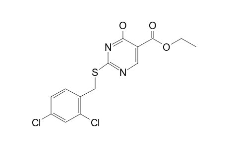 Ethyl 2-[2,4-dichlorobenzylthio]-4-hydroxy-5-pyrimidinecarboxylate