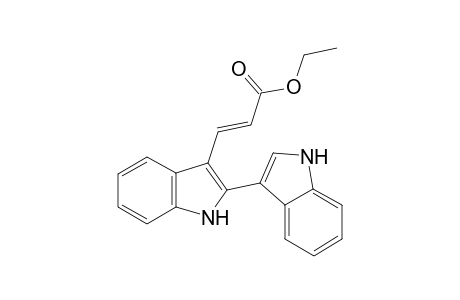 Ethyl (E)-3-(2,3'-biindol-3-yl)propenoate