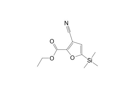 Ethyl 3-Cyano-5-(trimethylsilyl)furan-2-carboxylate