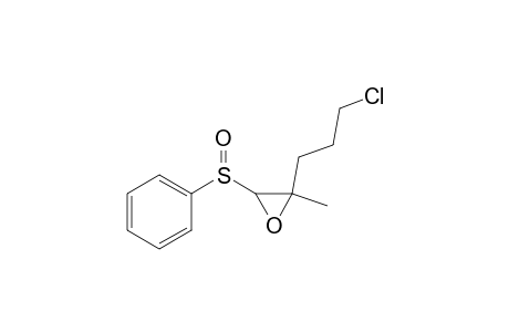 Oxirane, 2-(3-chloropropyl)-2-methyl-3-(phenylsulfinyl)-