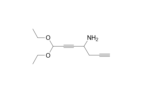 7,7-Diethoxyhept-1,5-diyn-4lamine