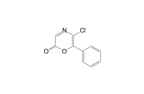 5-Chloranyl-6-phenyl-1,4-oxazin-2-one