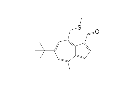 6-tert-Butyl-4-methyl-8-(methylsulfanylmethyl)azulene-1-carbaldehyde