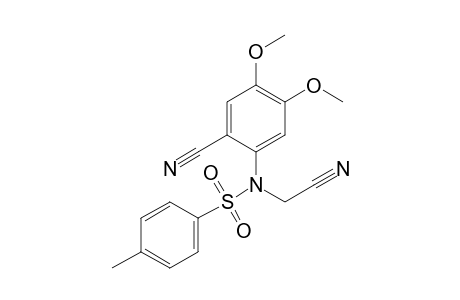 N-(2-Cyano-4,5-dimethoxyphenyl)-N-(p-tosyl)aminoacetonitrile