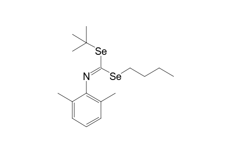 Se-Butyl Se'-tert-butyl N-(2,6-dimethylphenyl)diselenocarbonimidate