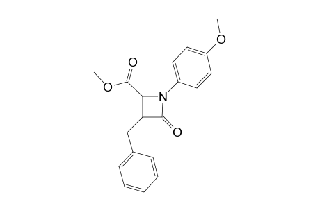 1-(4'-Methoxyphenyl)-3-benzyl-4-(methoxycarbonyl)-1-azetidin-2-one