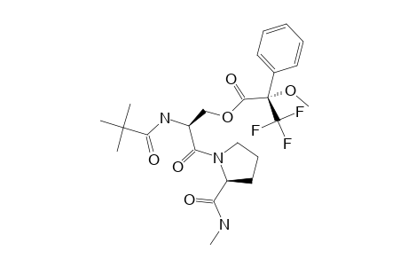 (2S)-3,3,3-trifluoro-2-methoxy-2-phenyl-propionic acid [(2S)-3-keto-3-[(2S)-2-(methylcarbamoyl)pyrrolidin-1-yl]-2-(pivaloylamino)propyl] ester