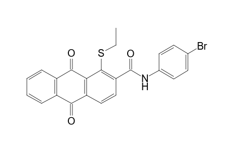 N-(4-bromophenyl)-1-(ethylthio)-9,10-diketo-anthracene-2-carboxamide