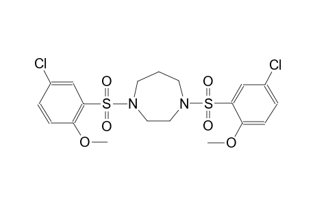 1H-1,4-diazepine, 1,4-bis[(5-chloro-2-methoxyphenyl)sulfonyl]hexahydro-