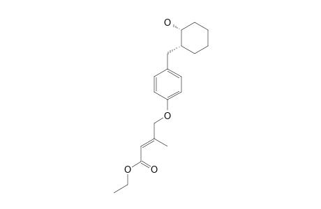 (E,CIS)-ETHYL-4-[4-[(2-HYDROXYCYCLOHEXYL)-METHYL]-PHENOXY]-3-METHYLBUT-2-ENOATE