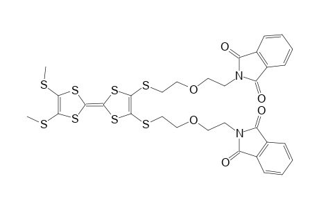 2,3-bis[Methylthio]-6,7-bis]2'-(2"-phthalimidoethoxy)ethylthiol]tetrathiafulvalene