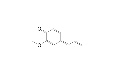 2 - methoxy - 4 - (2-propenylidene)- 2,5 - cyclohexadien - 1 - one