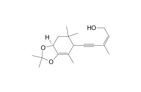 (2Z)-5-[(3RS,4S)-3,4-Propane-2,2-diyldioxy-2,6,6-trimethylcyclohex-2-enyl]-3-methyl-2-penten-4-yn-1-ol