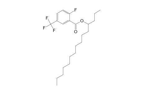 2-Fluoro-5-trifluoromethylbenzoic acid, 4-pentadecyl ester