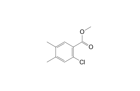 2-chloro-4,5-dimethyl-benzoic acid methyl ester