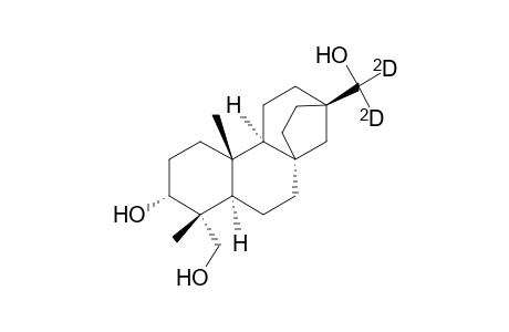 17-Norkaurane-3,18-diol, 13-(hydroxymethyl-D2)-, (3.alpha.,4.alpha.,8.beta.,13.beta.)-