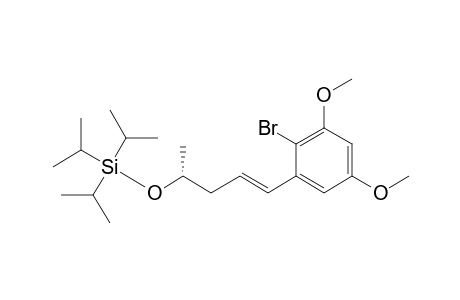 [(E,1R)-4-(2-bromo-3,5-dimethoxy-phenyl)-1-methyl-but-3-enoxy]-triisopropyl-silane