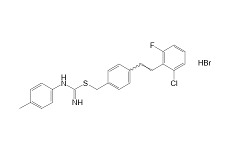 2-[p-(2-Chloro-6-fluorostyryl)benzyl]-2-thio-3-p-tolylpseudourea hydrobromide