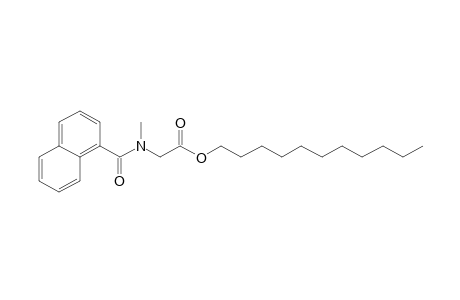 Sarcosine, N-(1-naphthoyl)-, undecyl ester