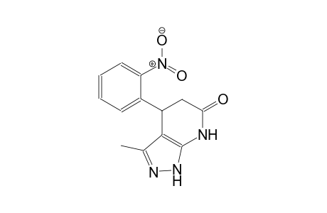 6H-pyrazolo[3,4-b]pyridin-6-one, 1,4,5,7-tetrahydro-3-methyl-4-(2-nitrophenyl)-
