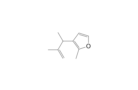 2-Methyl-3-(3-methylbut-3-en-2-yl)furan