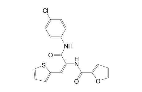 N-[(E)-1-[(4-chloroanilino)carbonyl]-2-(2-thienyl)ethenyl]-2-furamide