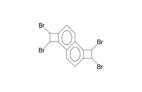 cis, trans-1,2,5,6-Tetrabromo-1,2,5,6-tetrahydro-dicyclobuta(A,F)naphthalene