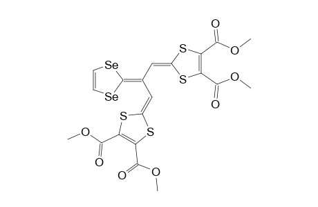 Propylidene-1,3-bis(4,5-dicarbomethoxy-1,3-dithiole)-2-(1,3-diselenole)