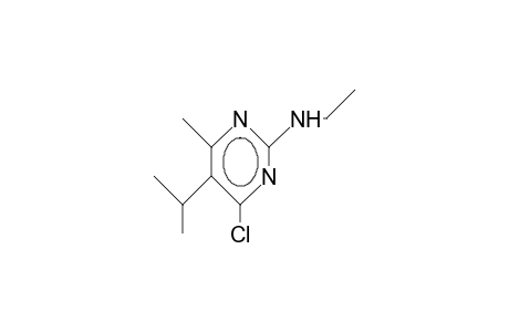 4-Chloro-2-ethylamino-6-methyl-5-isopropyl-pyrimidine