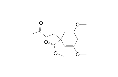 2,5-Cyclohexadiene-1-carboxylic acid, 3,5-dimethoxy-1-(3-oxobutyl)-, methyl ester
