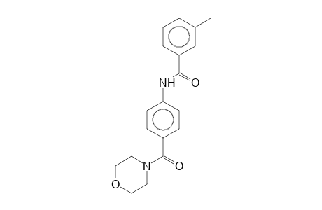 3-Methyl-N-(4-morpholin-4-ylcarbonylphenyl)benzamide