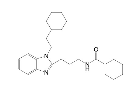 cyclohexanecarboxamide, N-[3-[1-(2-cyclohexylethyl)-1H-benzimidazol-2-yl]propyl]-