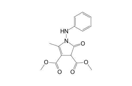 Dimethyl 1-Anilino-2-oxo-2,3-dihydro-1H-pyrrole-3,4-dicarboxylate