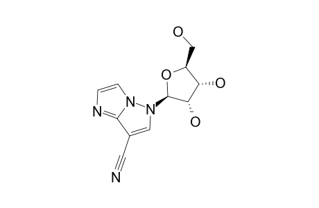 5-BETA-D-RIBOFURANOSYLIMIDAZO-[1,2-B]-PYRAZOLE-7-CARBONITRILE