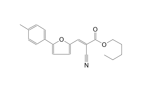 2-propenoic acid, 2-cyano-3-[5-(4-methylphenyl)-2-furanyl]-, pentylester, (2E)-